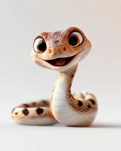 Imagem De Uma Cobra Com Olhos Grandes
