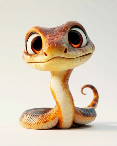Imagem De Uma Cobra Com Olhos Grandes