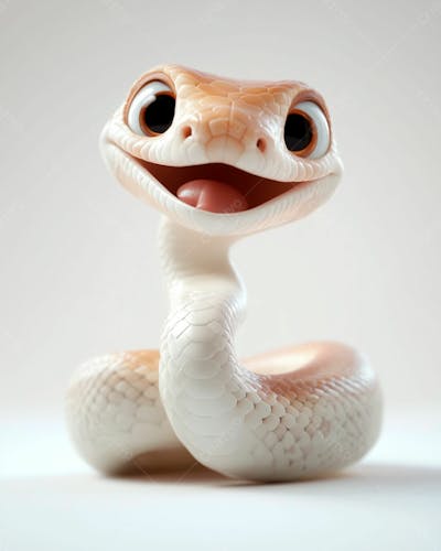 Imagem De Uma Cobra Com Olhos Grandes