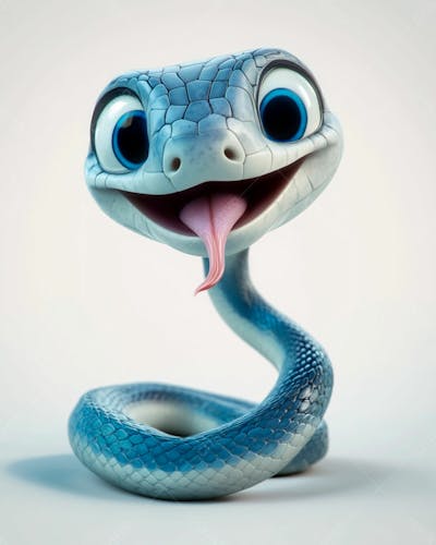 Imagem De Uma Cobra Com Olhos Grandes