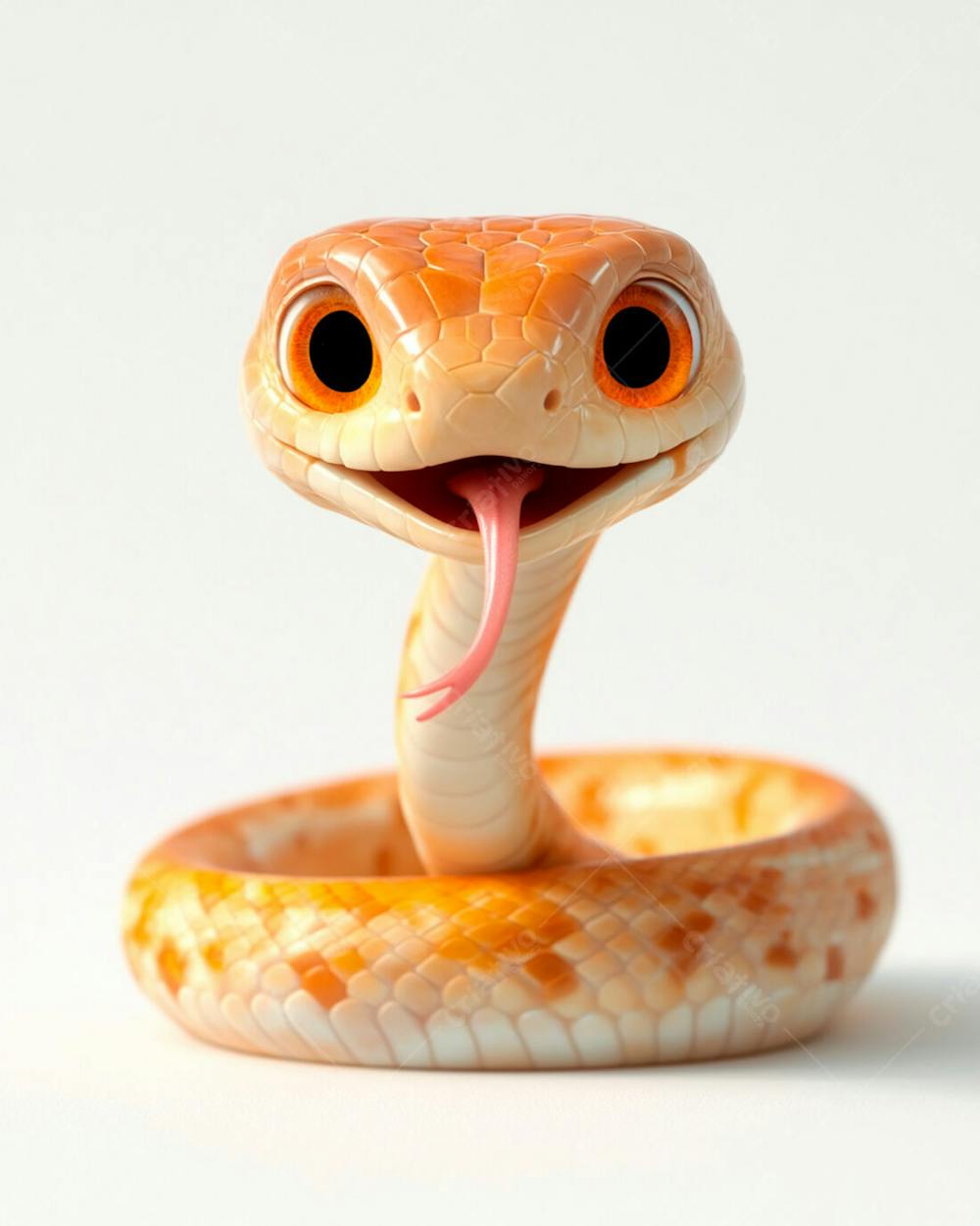 Imagem De Uma Cobra Com Olhos Grandes