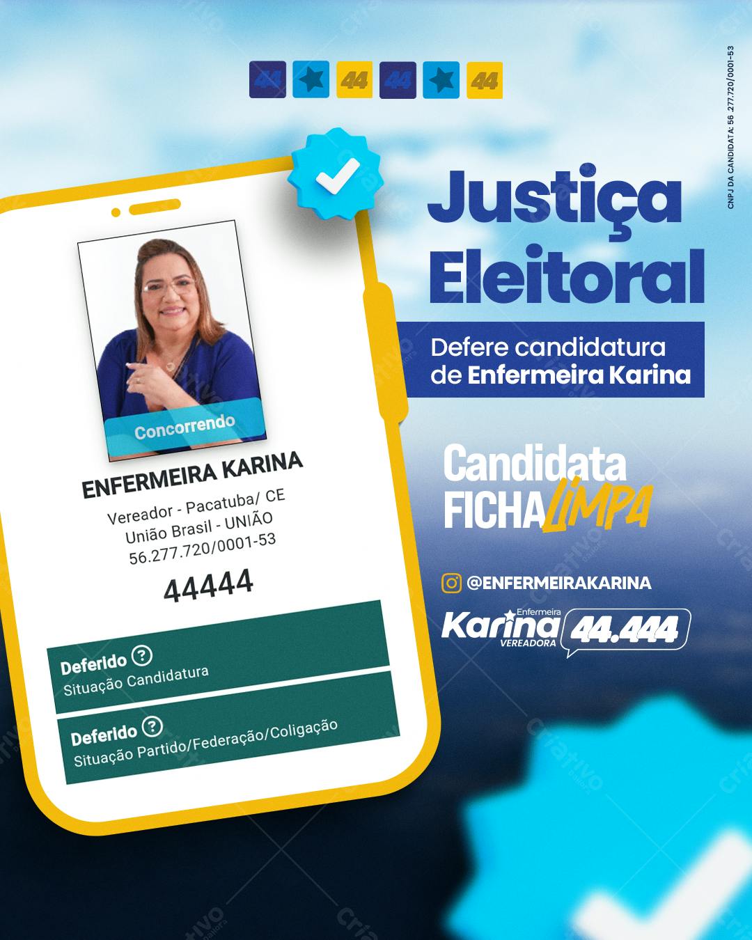 Flyer Campanha Política PSD Editável