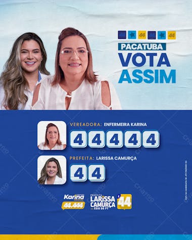 Pacatuba vota assim