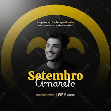 Setembro amarelo campanha