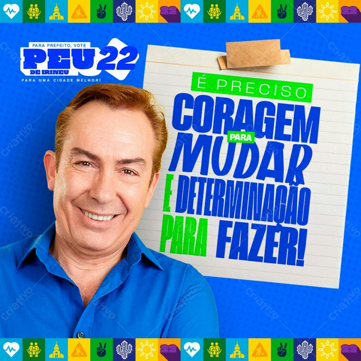 Flyer Campanha Política PSD Editável