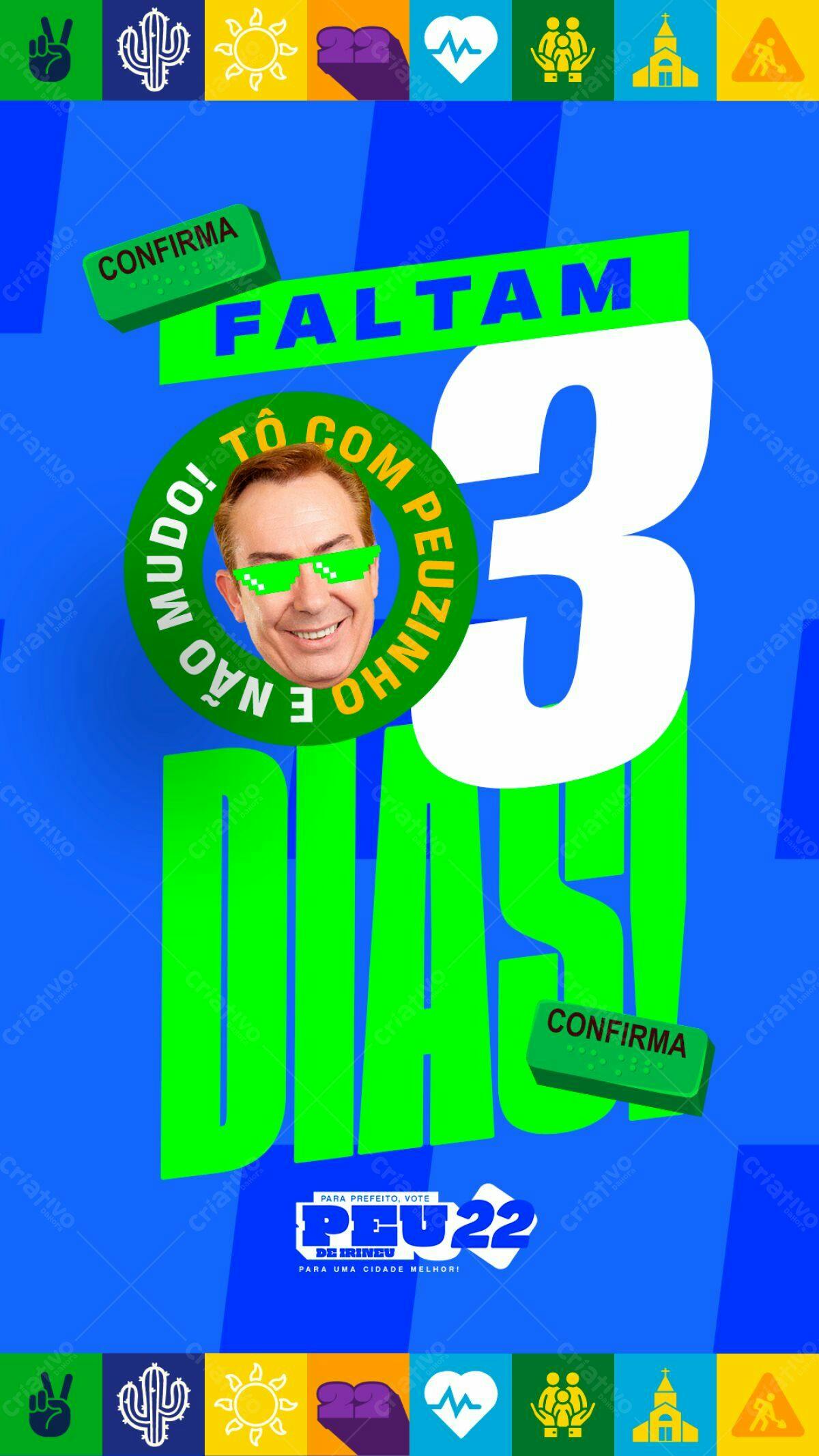Flyer Campanha Política PSD Editável