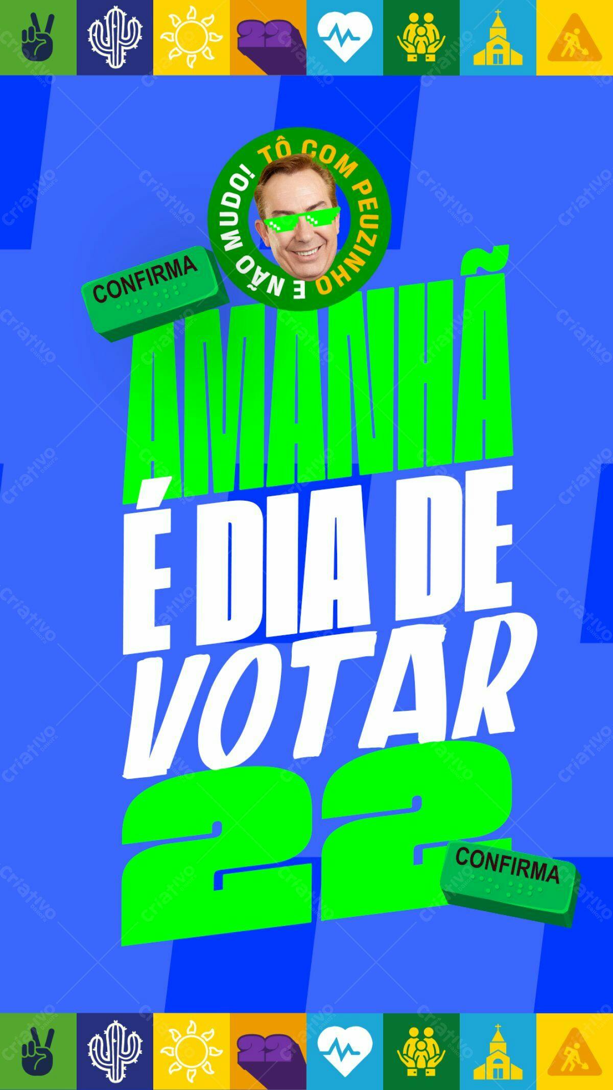 Flyer Eleições 2022 PSD Editável