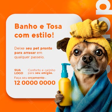 Petshop banho e tosa