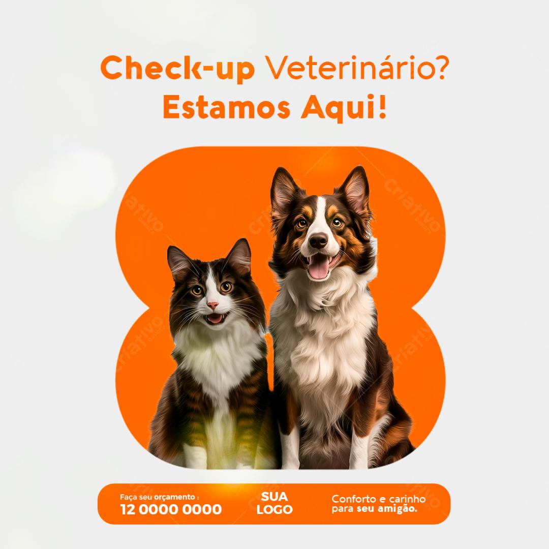 Post para Veterinária PSD Editável