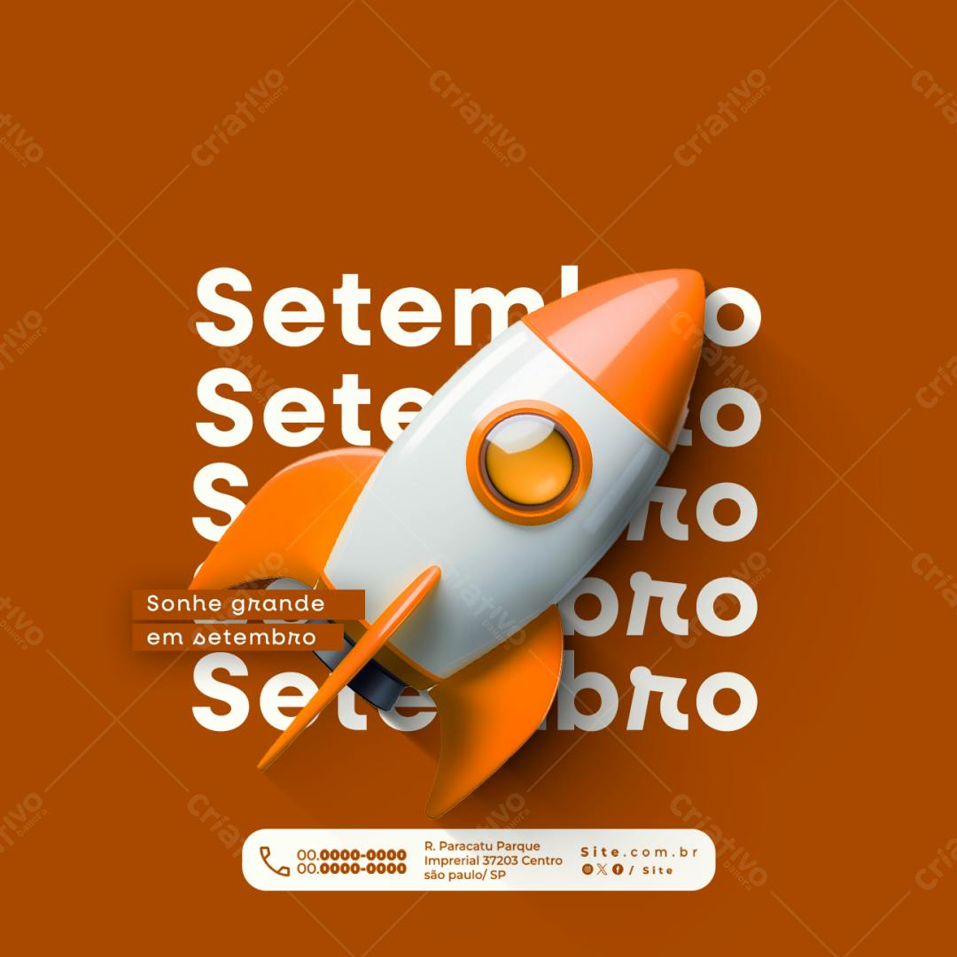 Postagem para Instagram Setembro PSD