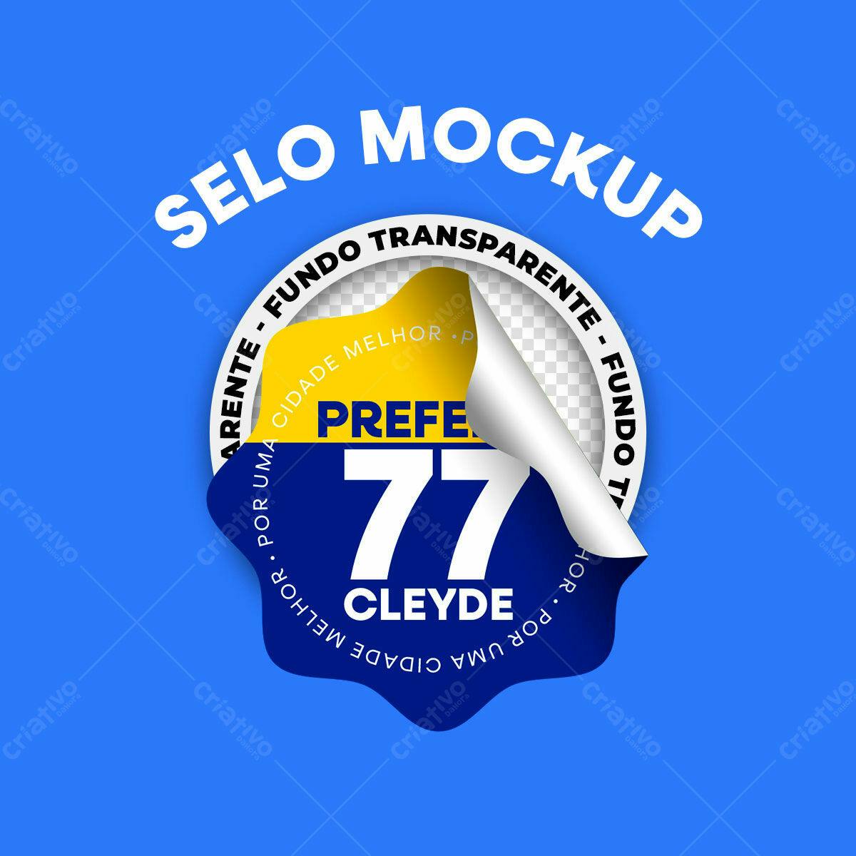 Selo para Campanha Eleitoral PSD Editável