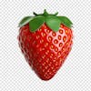 Bright strawberry png transparent background