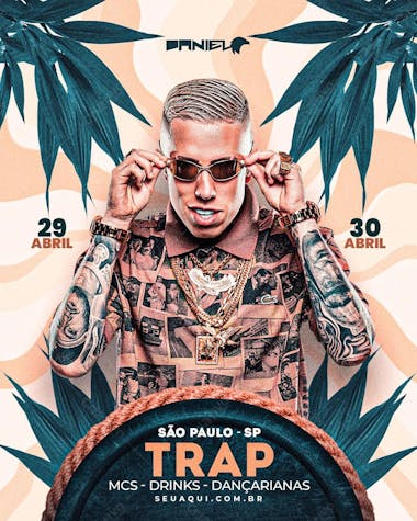 Flyer para eventos funks e trap