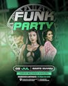 Flyer para eventos de funk e revoada