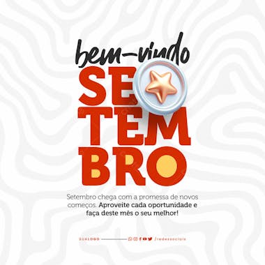 Social media bem vindo setembro aproveite cada oportunidade