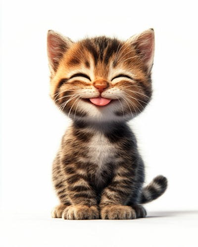 Imagem De Um Gatinho Pequeno Fofinho
