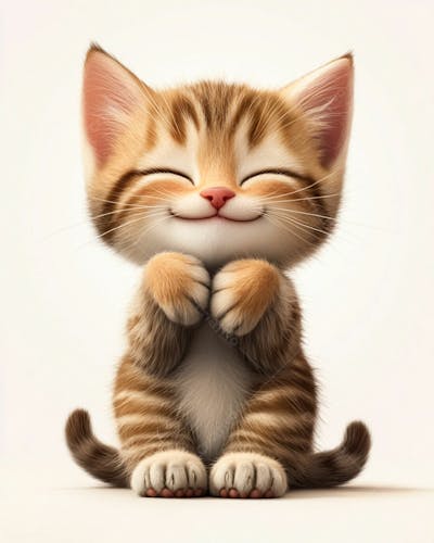 Imagem De Um Gatinho Pequeno Fofinho