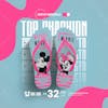 Havaianas flip flops top disney minnie soft social media