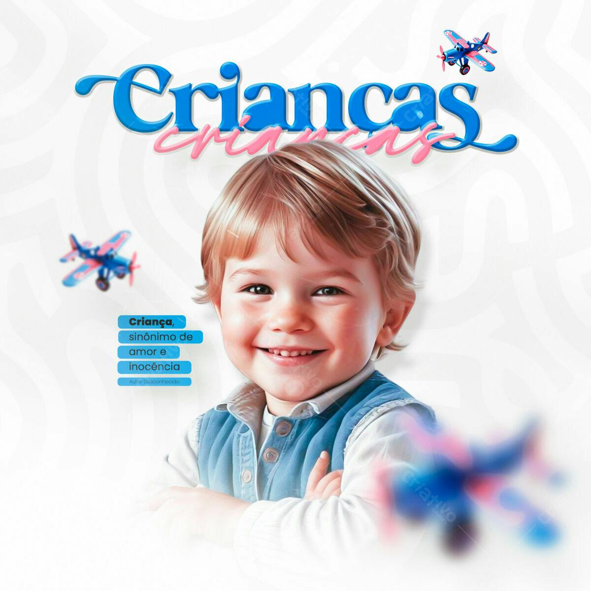 Flyer Dia das Crianças PSD Editável