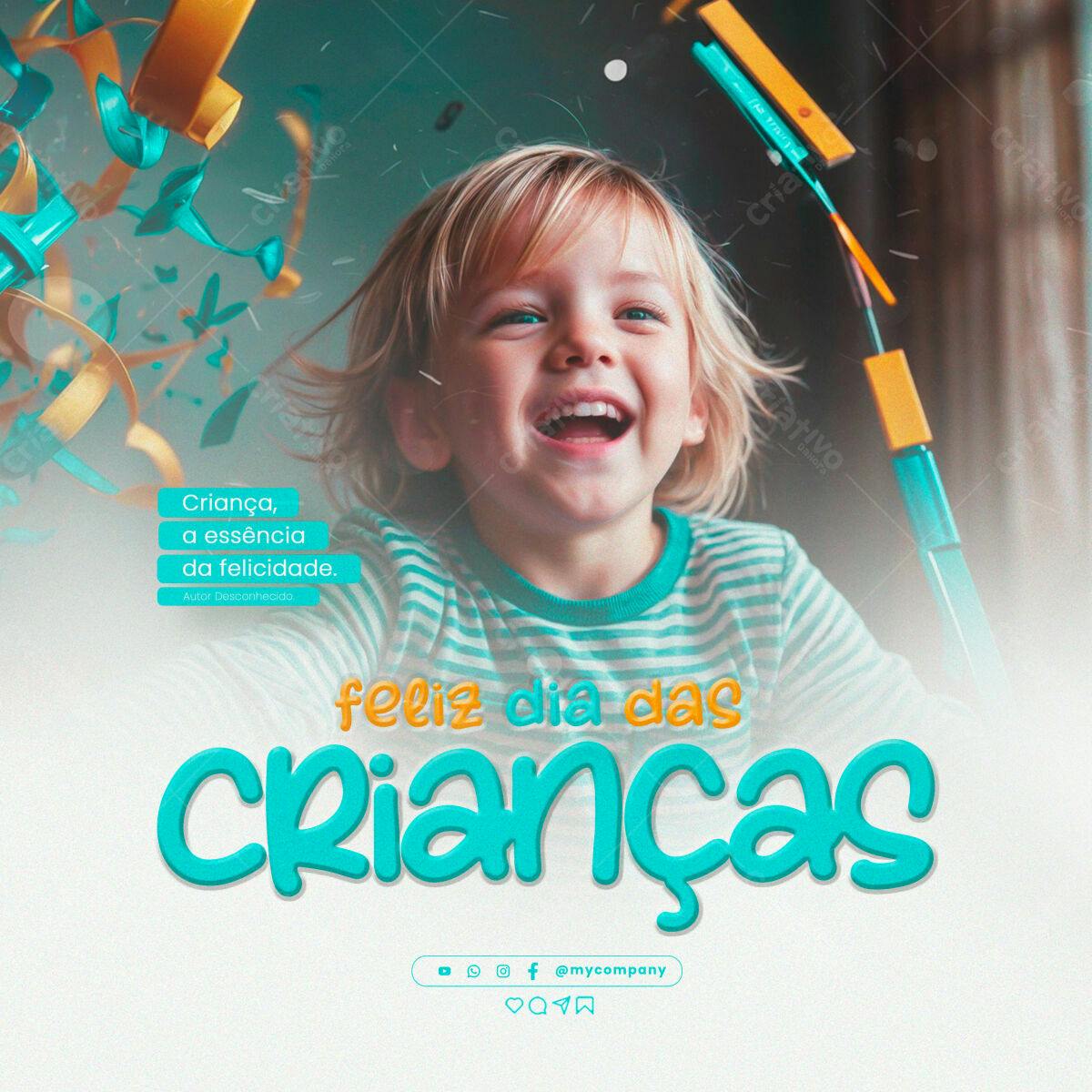 Postagem Dia das Crianças PSD Editável