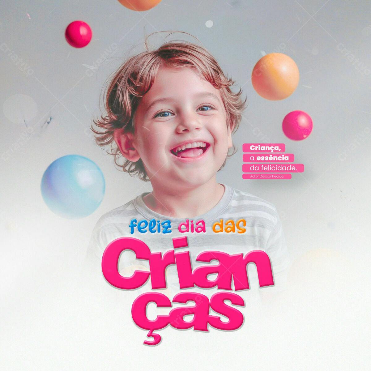 Flyer Dia das Crianças PSD Editável