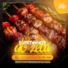 Skewers by zeca delivery social media editable psd