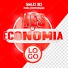 Selo 3d mês da econômia