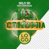 Selo 3d mês da econômia