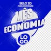 Selo 3d mês da econômia