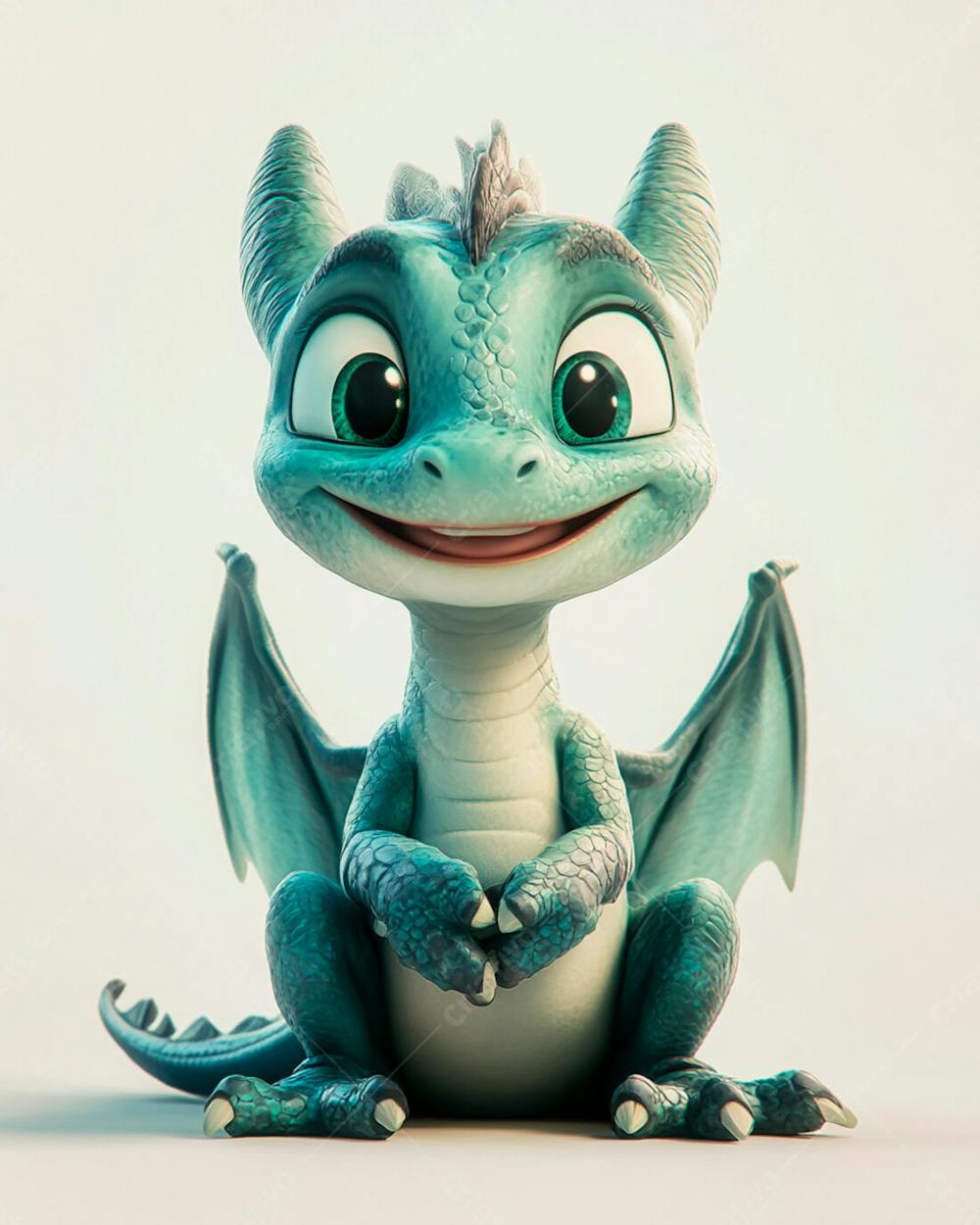 Imagem de um personagem de desenho animado bebê dragão - [download ...