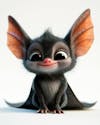 Image, of, a, bat, cartoon, character.