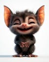 Image of a cartoon bat character