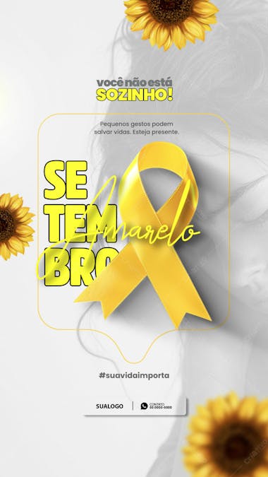 Setembro amarelo você não está sozinho