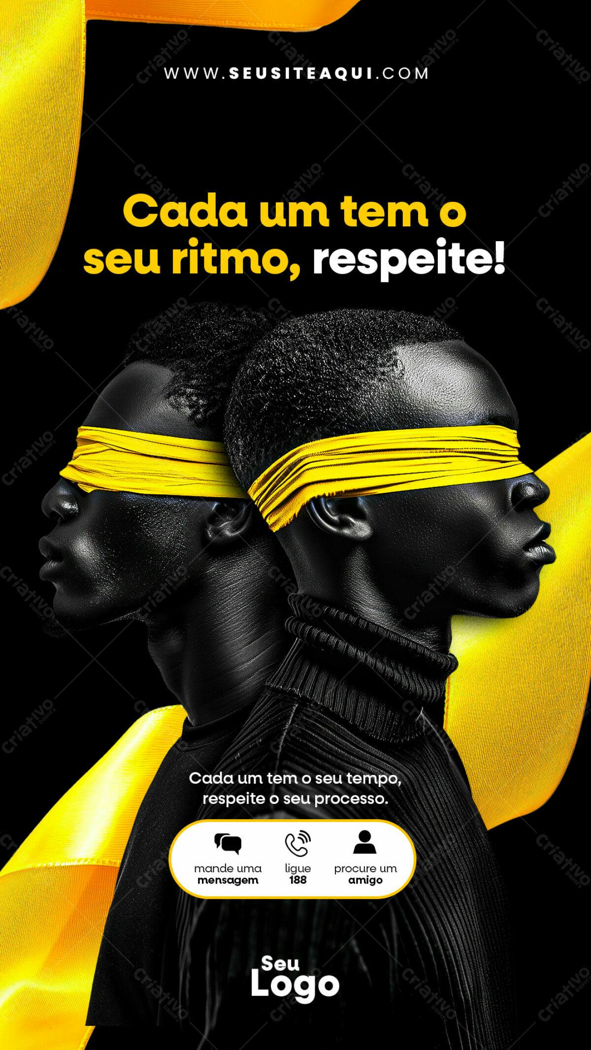 Flyer Respeito ao Tempo PSD Editável