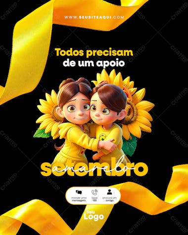 Feed vertical setembro amarelo 2024 05