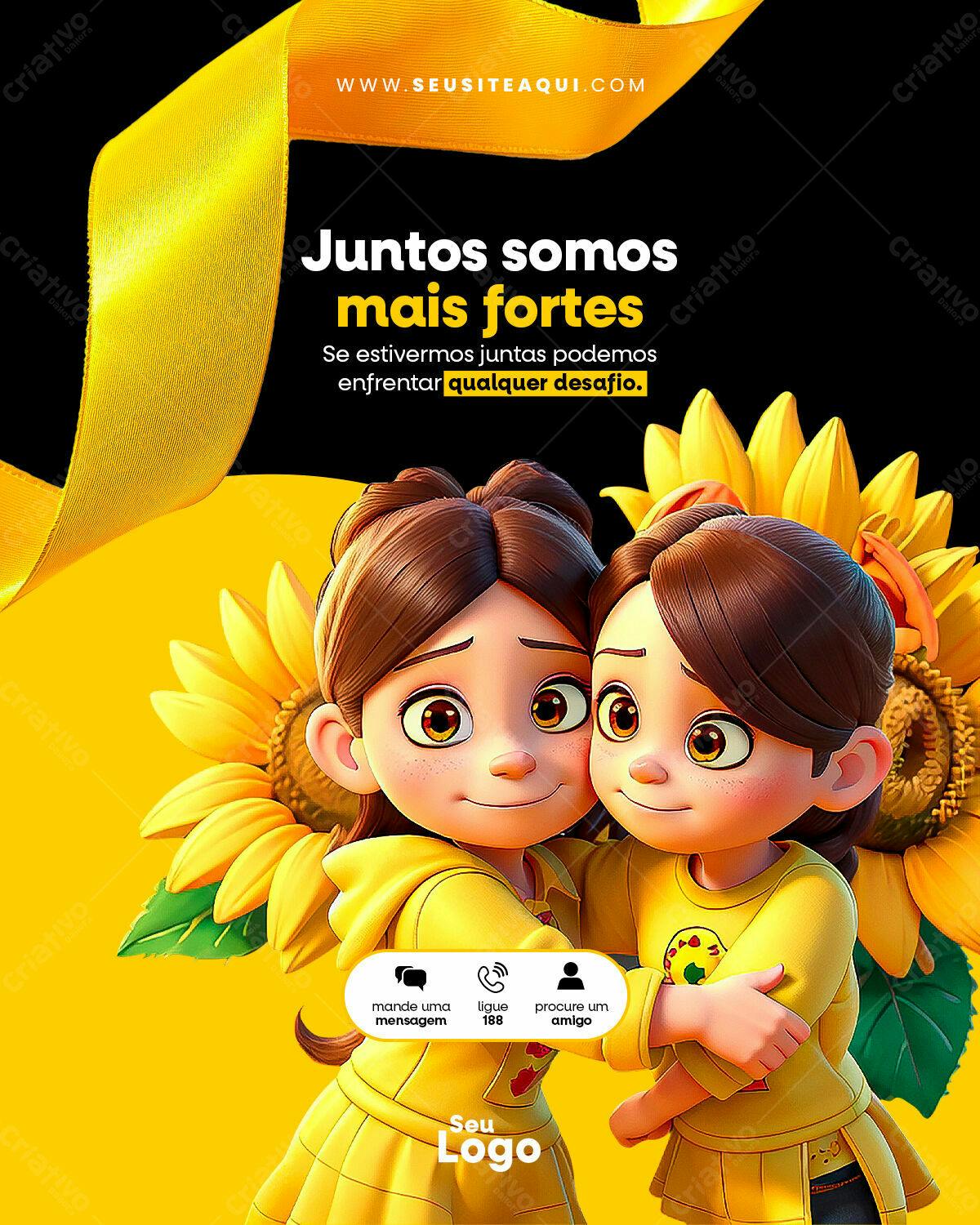 Flyer Amizade PSD Editável