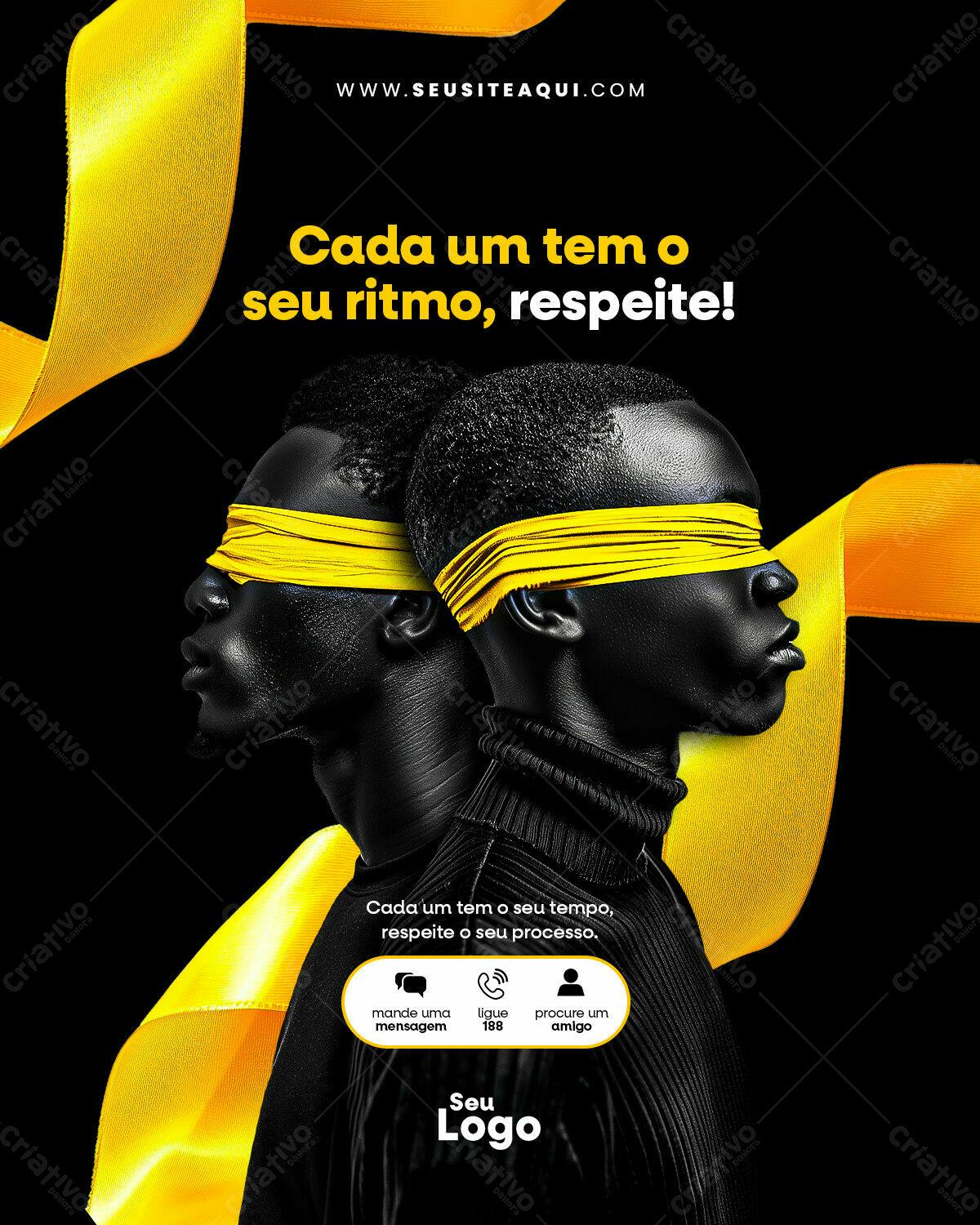 Flyer Respeite o Ritmo PSD Editável