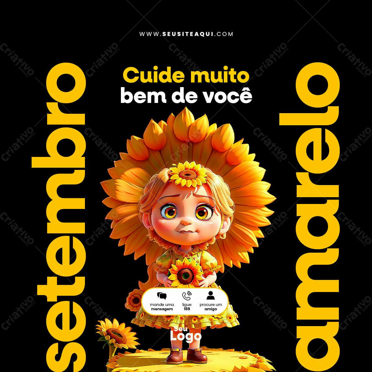 PSD para Campanha Setembro Amarelo PSD Editável