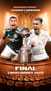 Flayer libertadores palmeiras x corinthians