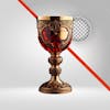 Golden chalice for easter, religion, wine glass, luxury