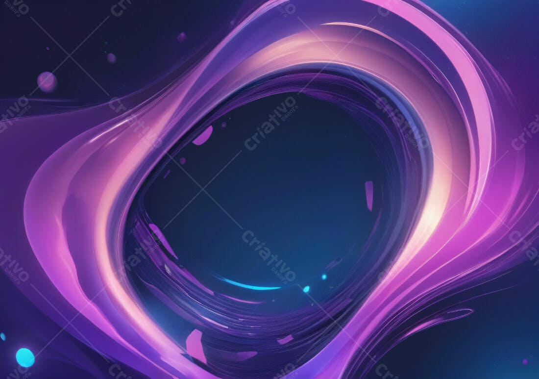 Abstrato Roxo e Azul Escuro Fluído
