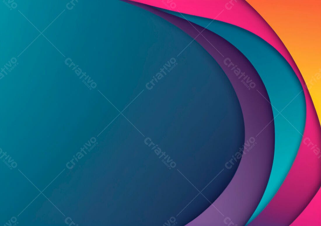 Abstrato colorido curvas vibrantes