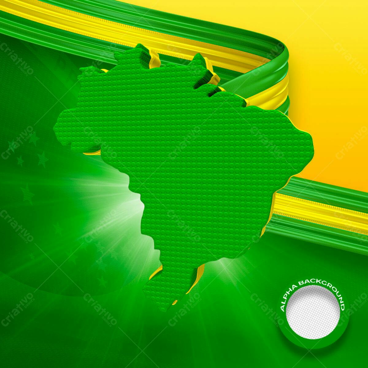 Background Brasil PSD Editável