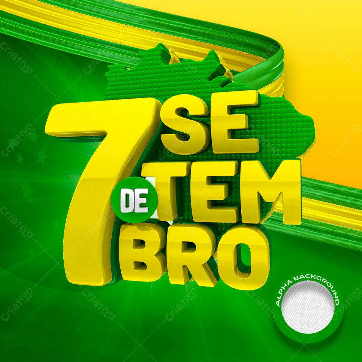 Flyer 7 de Setembro PSD Editável
