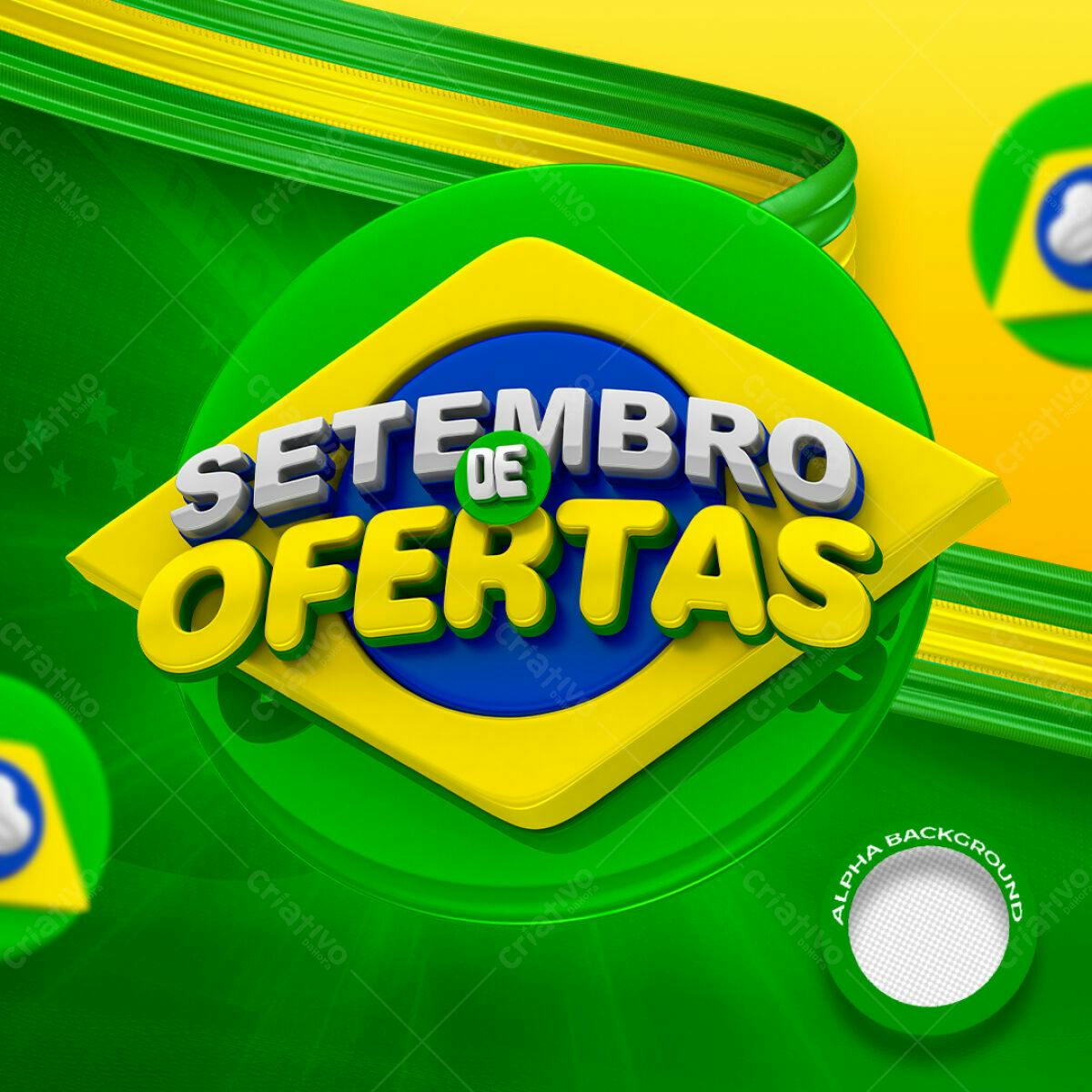 Banner Setembro de Ofertas PSD Editável