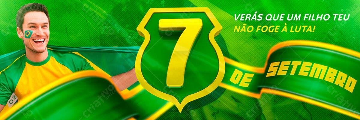 Banner 7 de Setembro PSD Editável