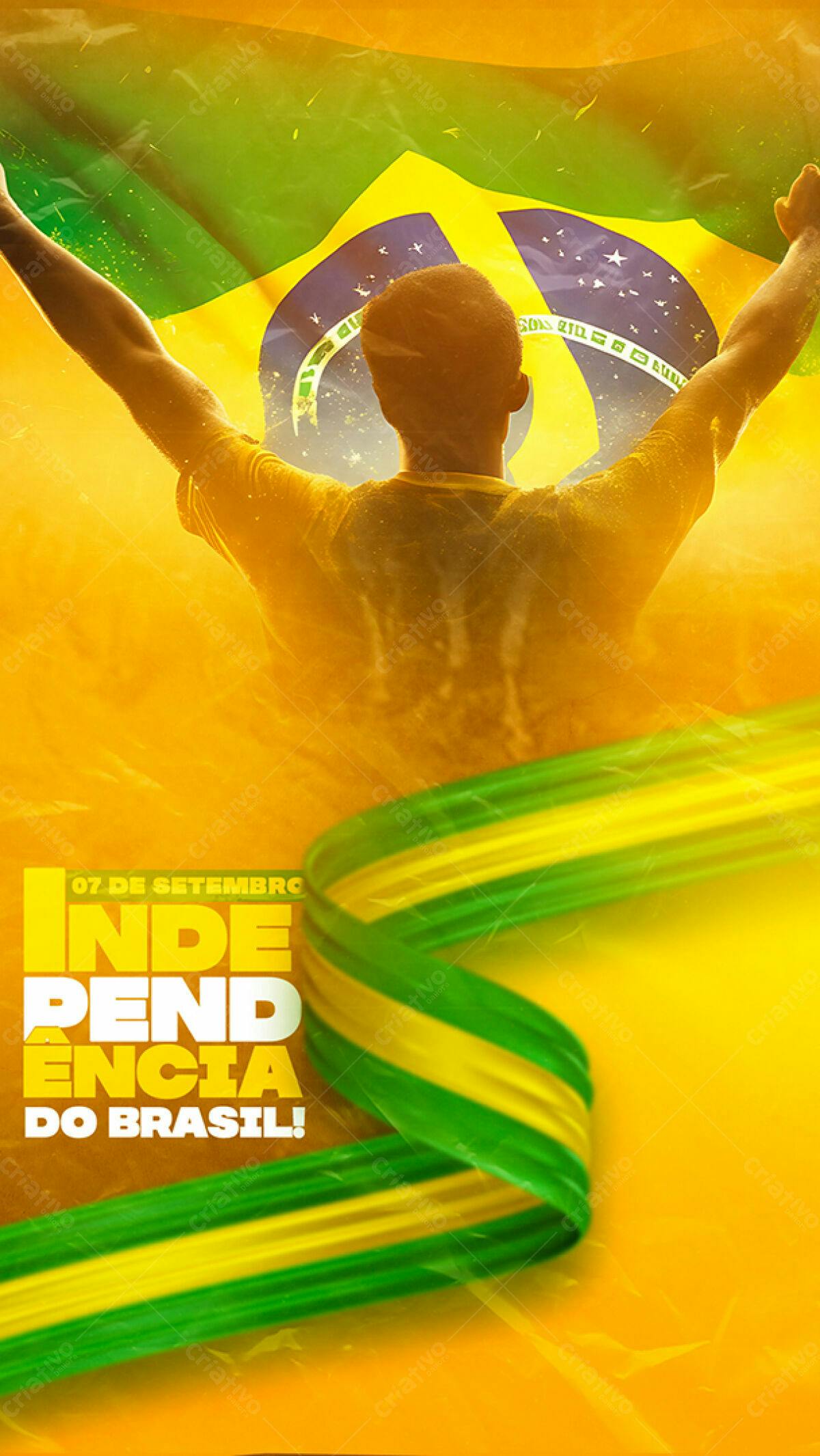 Flyer para 7 de Setembro PSD Editável