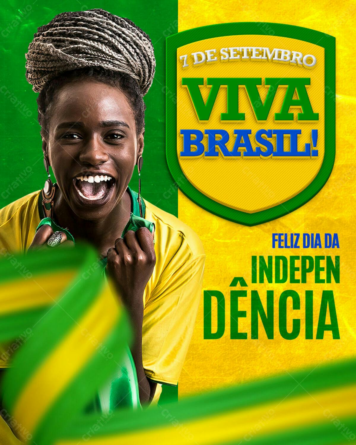 Flyer 7 de Setembro PSD Editável
