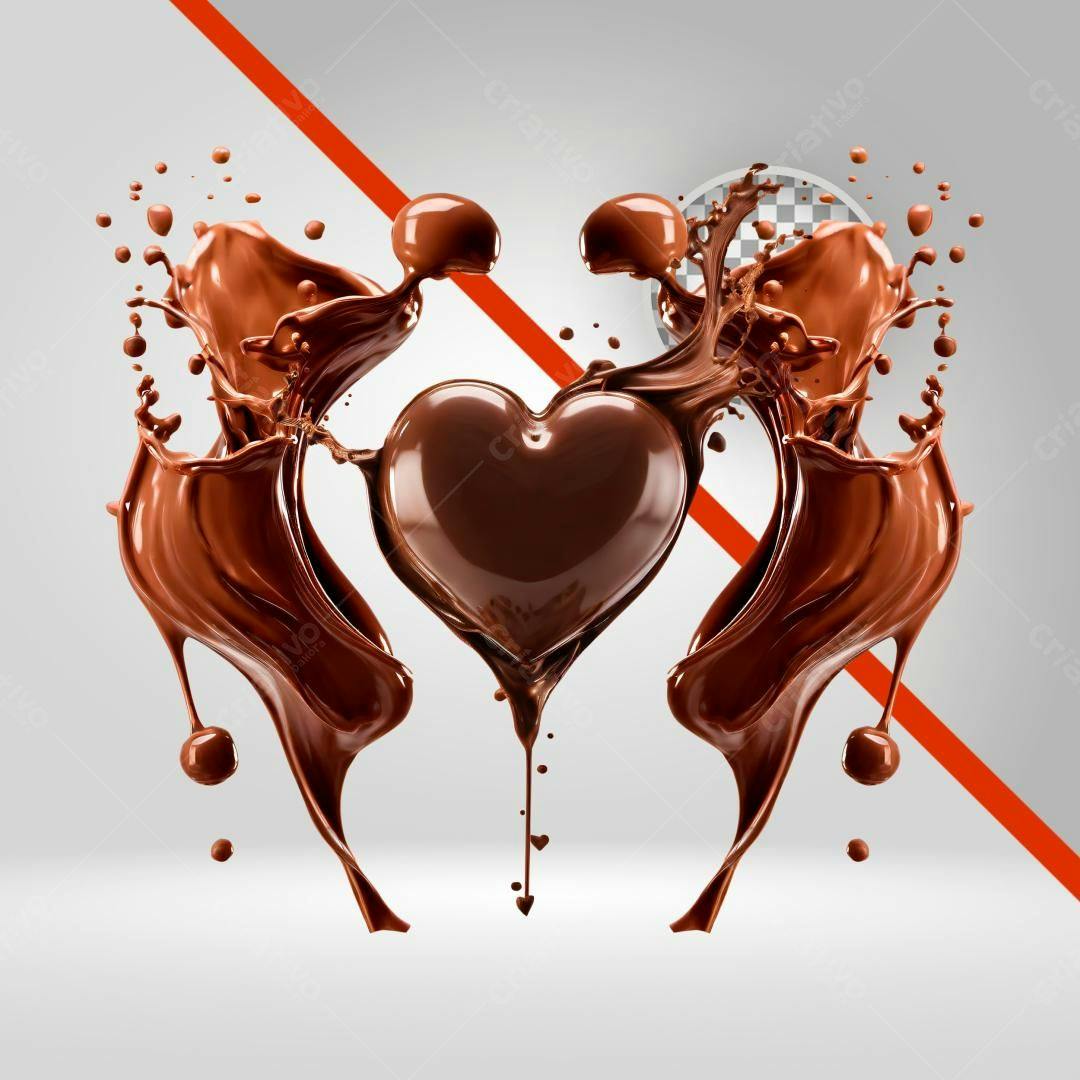 Icone Dia dos Namorados Chocolate PNG com fundo transparente