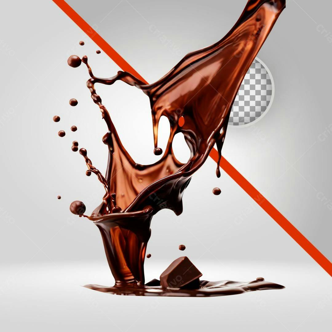 Imagem PNG Chocolate Derretido com fundo transparente